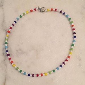 rainbow handmade necklace